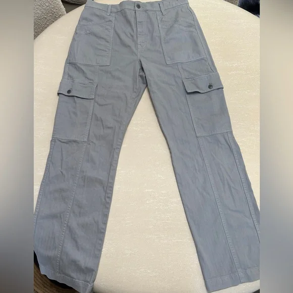 Madewell Garment-Dyed '90s Straight Cargo Pant size 30 in solstice gray! - Picture 2 of 10